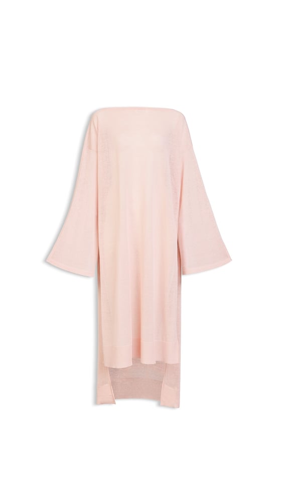 ROBE CAFTAN EN LIN ET SOIE