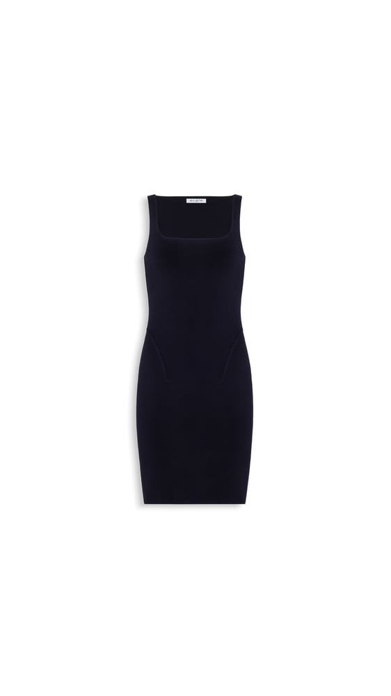 MINI ROBE BODYCON EN MAILLE DE SOIE