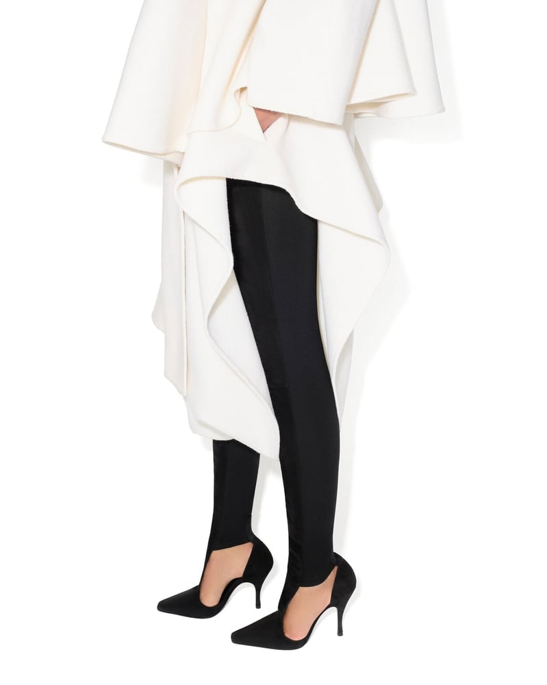 MANTEAU-ÉCHARPE EN LAINE