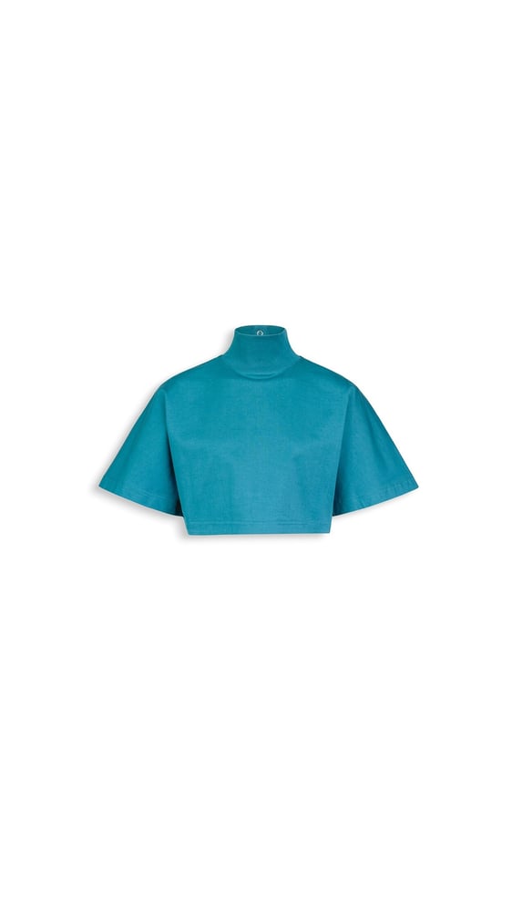 T-SHIRT COURT EN JERSEY DE COTON