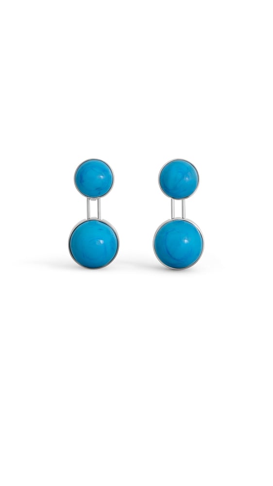 BOUCLES D'OREILLES PENDANTES SPHÈRE