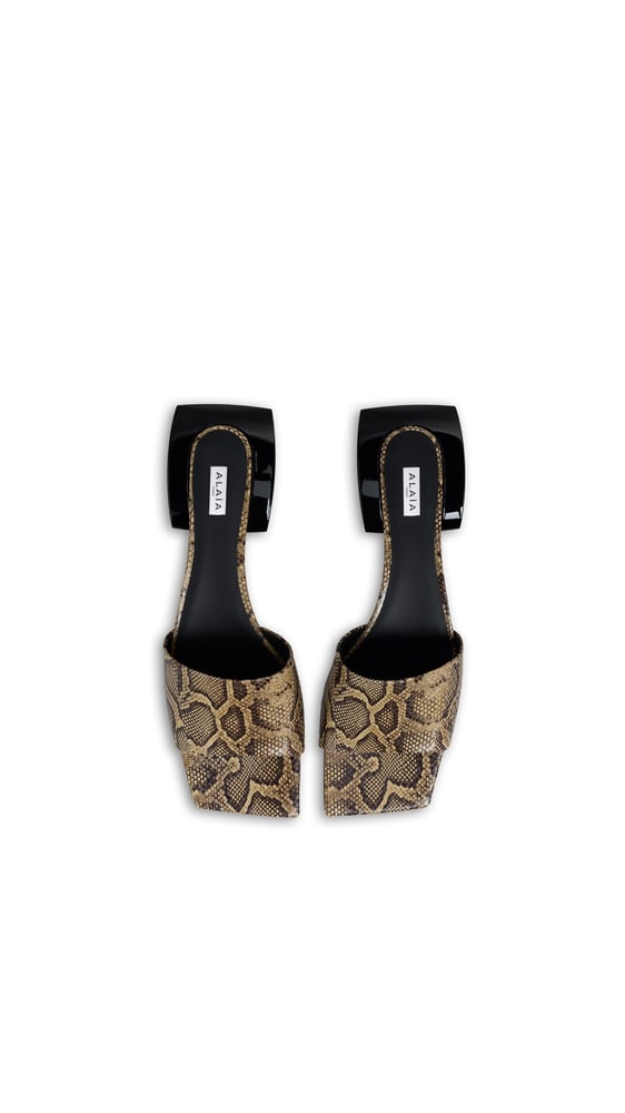 MULES ELLIPSE EN CUIR AYERS