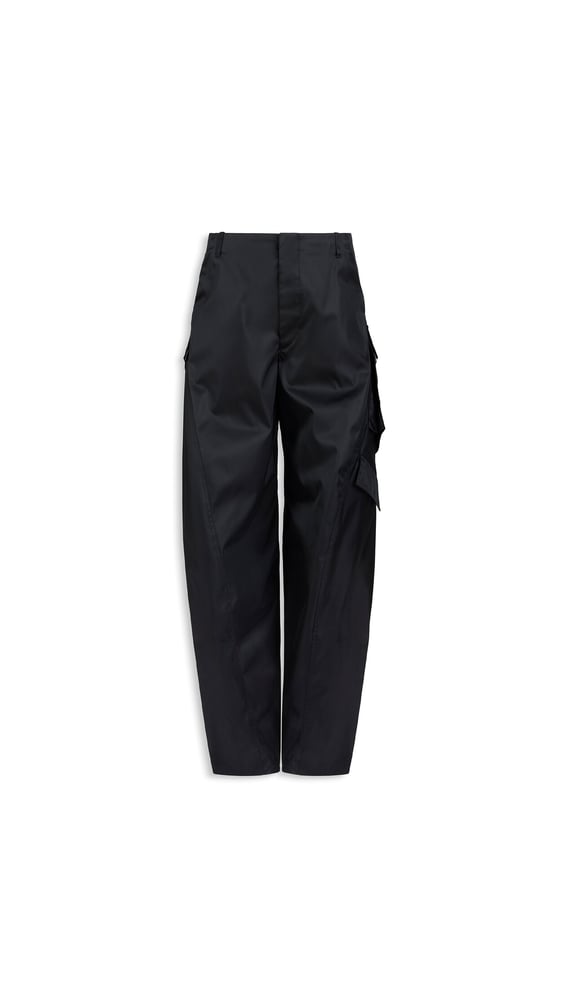 PANTALON CARGO EN TAFFETAS