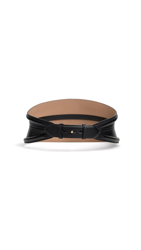 CEINTURE BUSTIER TUBE EN CUIR
