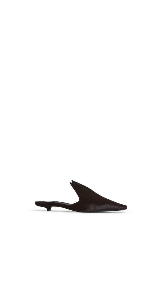 MULES  25 EN CUIR EFFET PONY