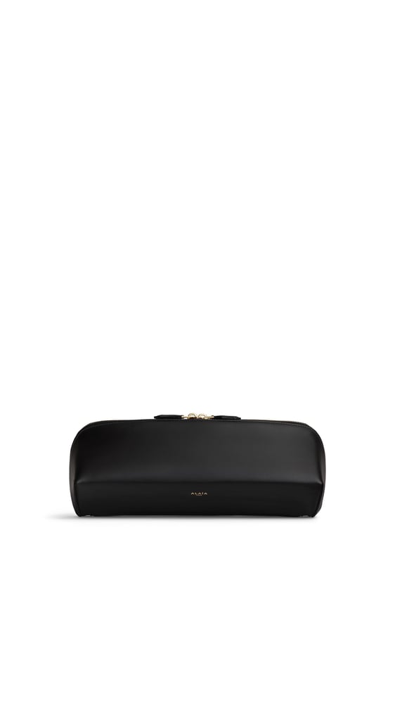 DELTA CLUTCH EN CUIR LISSE