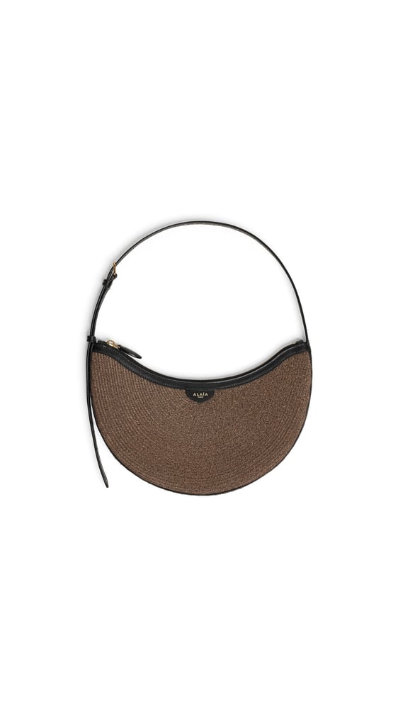 SAC ONE PIECE DEMI LUNE EN PAILLE TRESSÉE