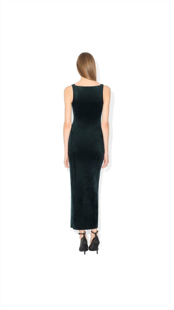 ROBE BODYCON EN VELOURS