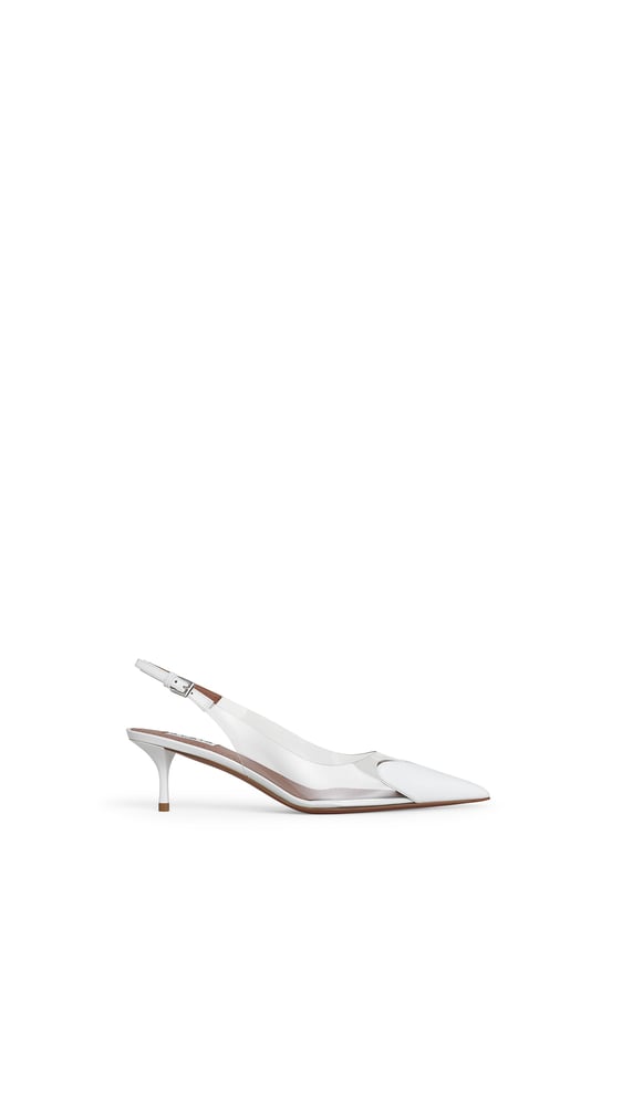 SLINGBACKS LE CŒUR 55 EN CUIR VERNI