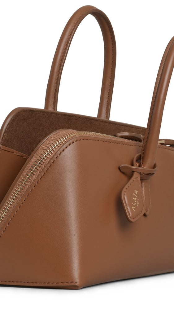 SAC DELTA SMALL EN CUIR LISSE