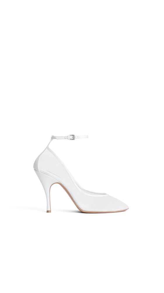 ESCARPINS À BRIDE EN TULLE