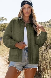 Jungle Green Floral Quilted Jacket