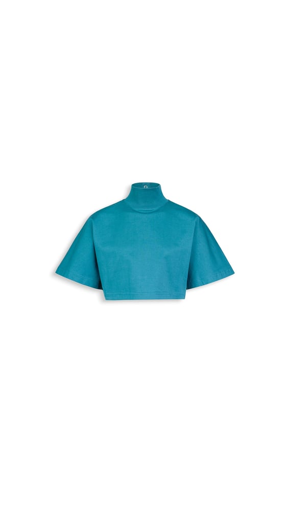 T-SHIRT COURT EN JERSEY DE COTON
