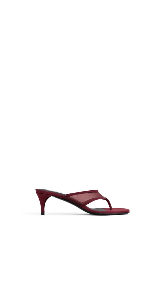 MULES TONG EN TULLE