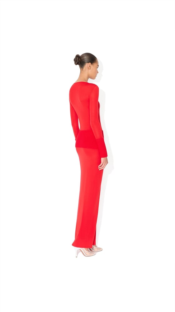 ROBE BODYCON EN MAILLE MÉRINOS