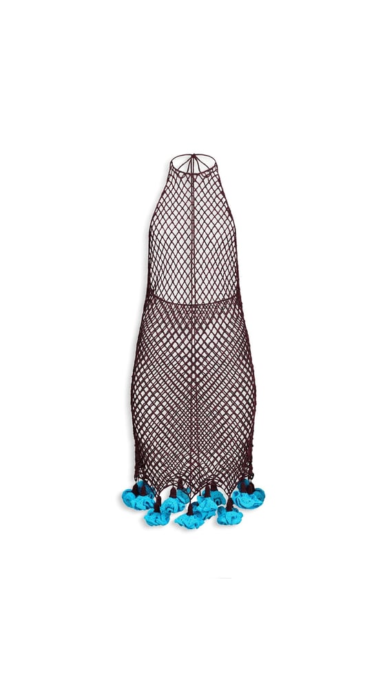 ROBE À FLEURS EN CROCHET