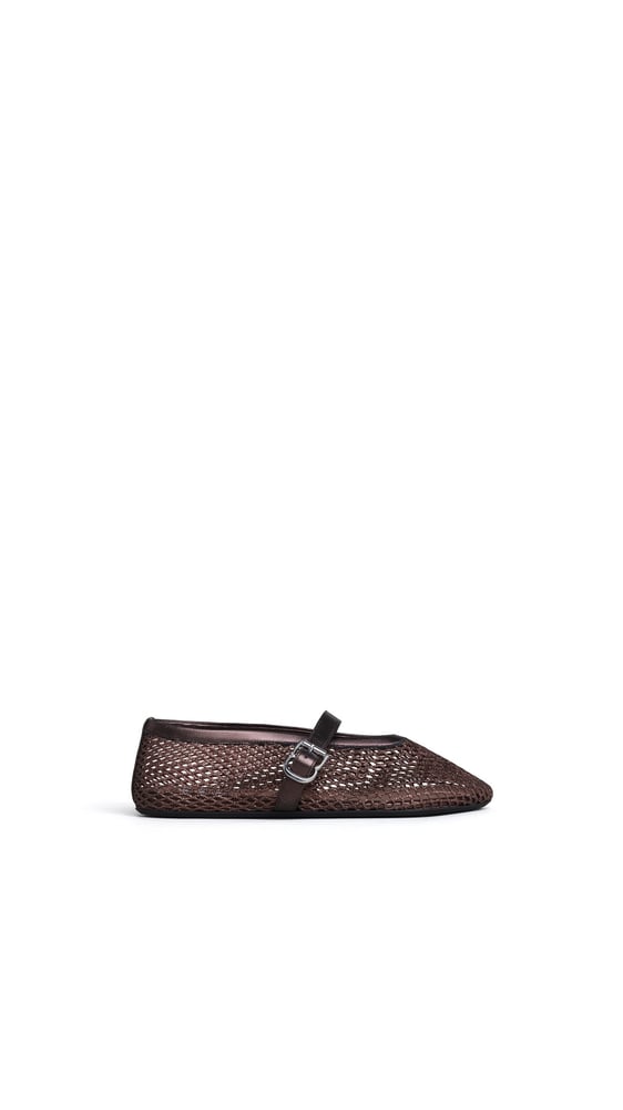 BALLERINES EN RÉSILLE LAMINÉE
