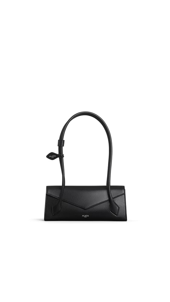 SAC LE TECKEL FLAP SMALL EN CUIR BRILLANT