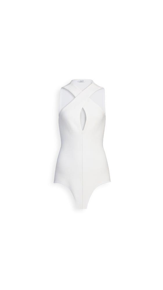 BODY CROISÉ EN MAILLE