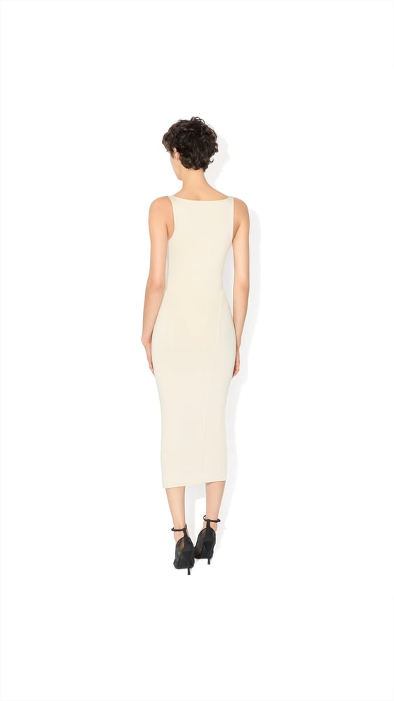 ROBE BODYCON EN MAILLE DE SOIE