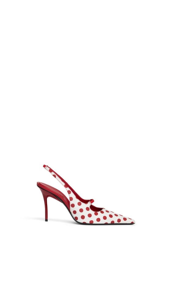 SLINGBACKS DROP À MOTIF POIS