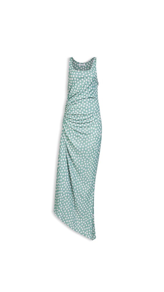 ROBE FRONCÉE À POIS
