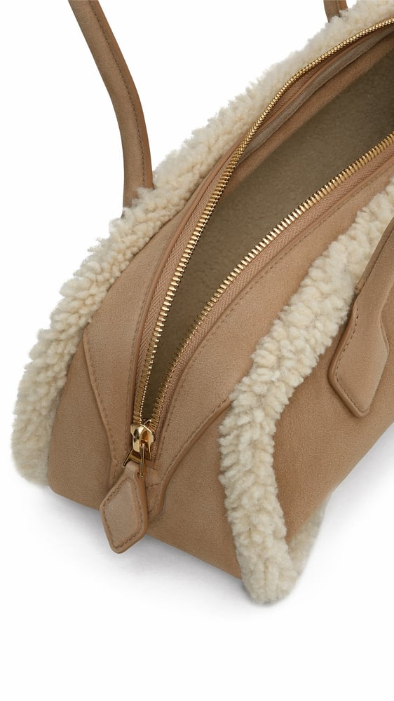 SAC LE TECKEL MEDIUM EN SHEARLING
