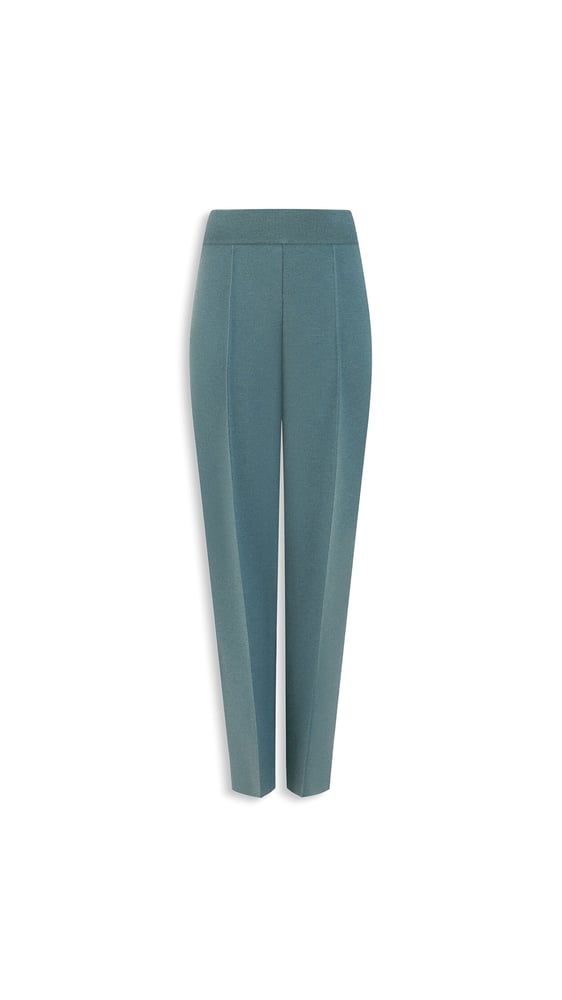 PANTALON FUSELÉ EN MAILLE DE LAINE