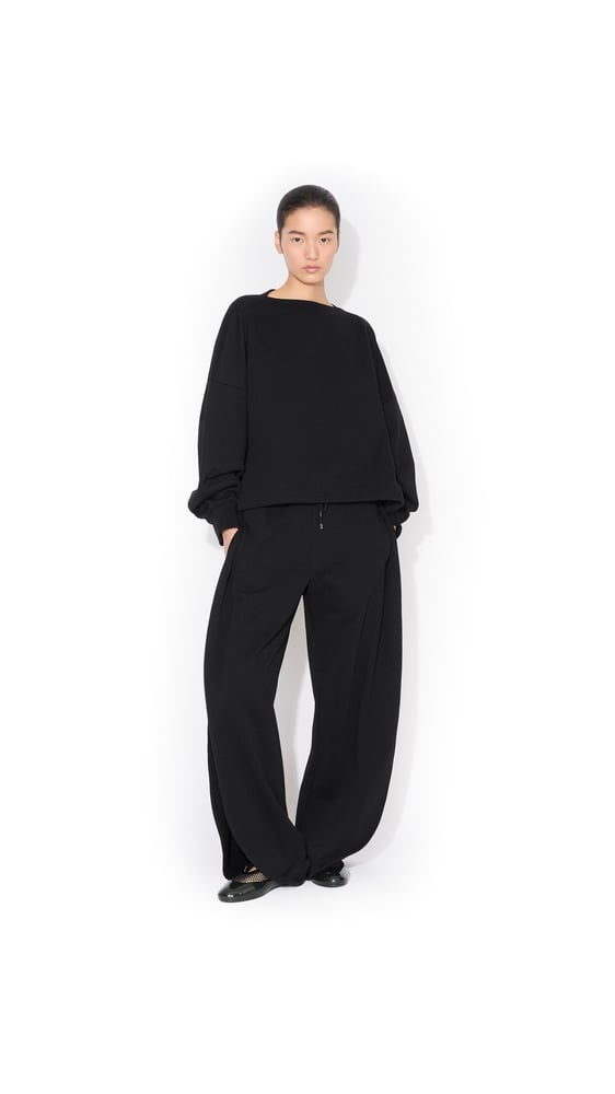 PANTALON PÉTALE EN JERSEY DE COTON