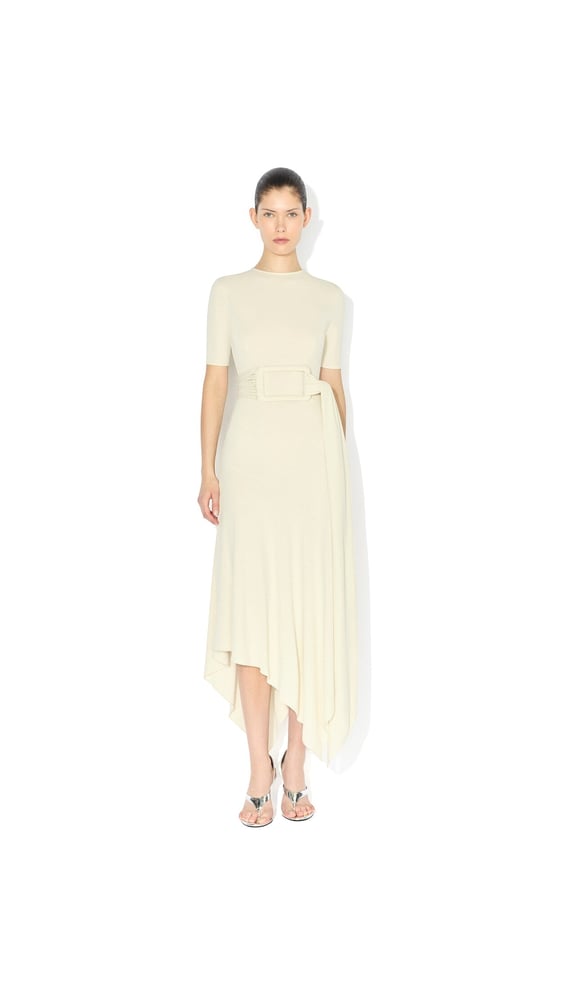ROBE CEINTURÉE EN JERSEY