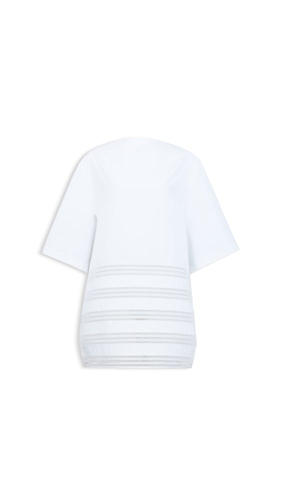 ROBE RONDE EN POPELINE DE COTON