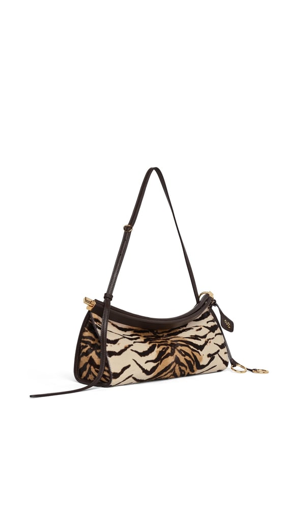 SAC LE CLICK EAST WEST MEDIUM EN CUIR EFFET PONY