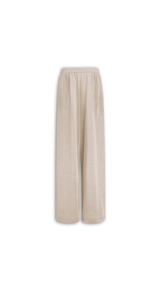 PANTALON FLUIDE EN LIN ET SOIE