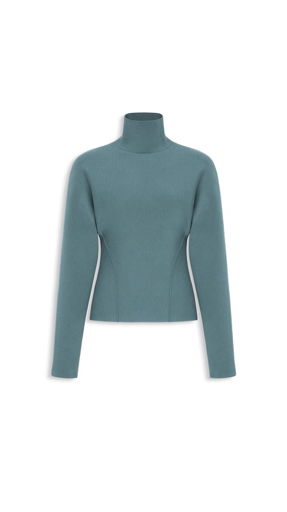 PULL CINTRÉ EN MAILLE DE LAINE