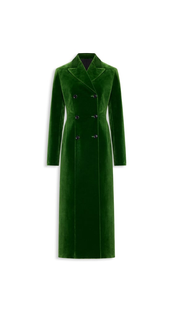 MANTEAU TAILLEUR EN VELOURS