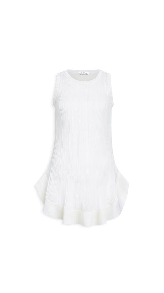 MINI ROBE PLISSÉE EN MAILLE