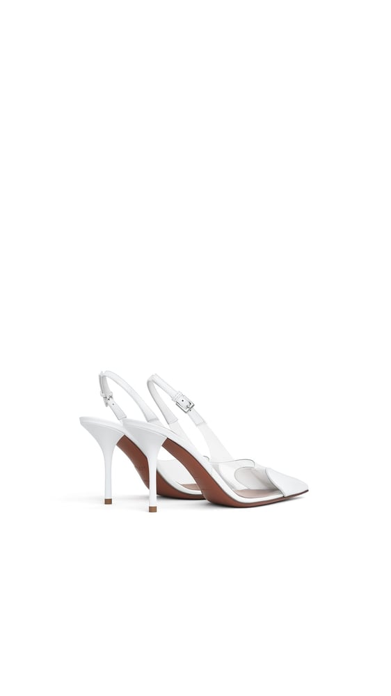 SLINGBACKS LE CŒUR 90 EN CUIR VERNI