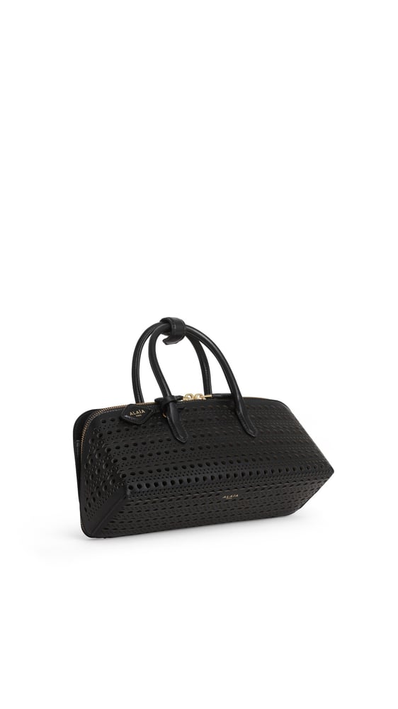 SAC DELTA SMALL EN CUIR VIENNE PERFORÉ