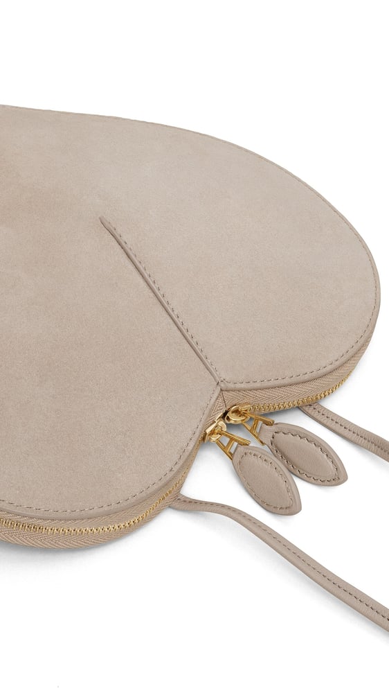 SAC LE CŒUR BI-MATIERE EN CUIR