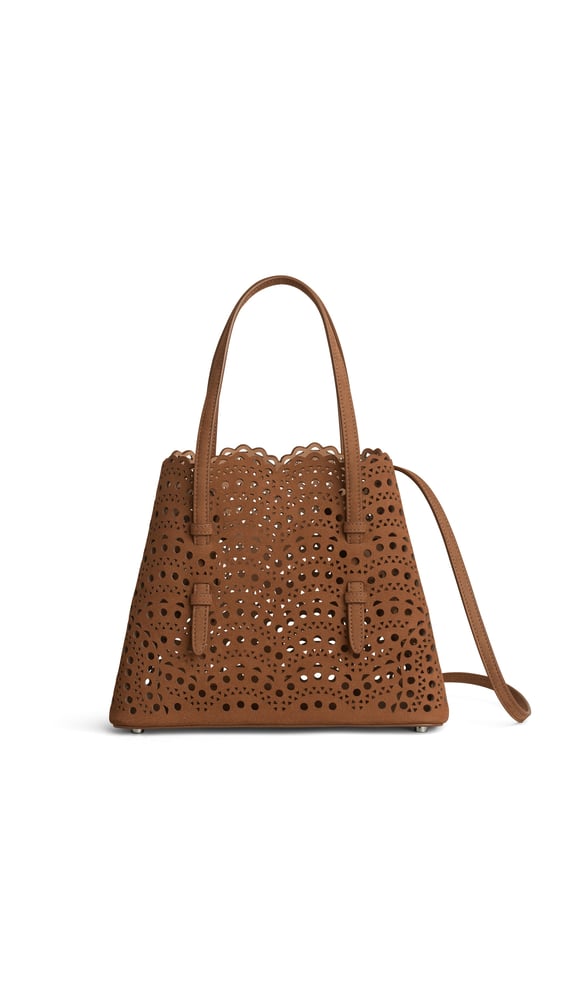 SAC MINA 25 EN NUBUCK VIENNE PERFORÉ