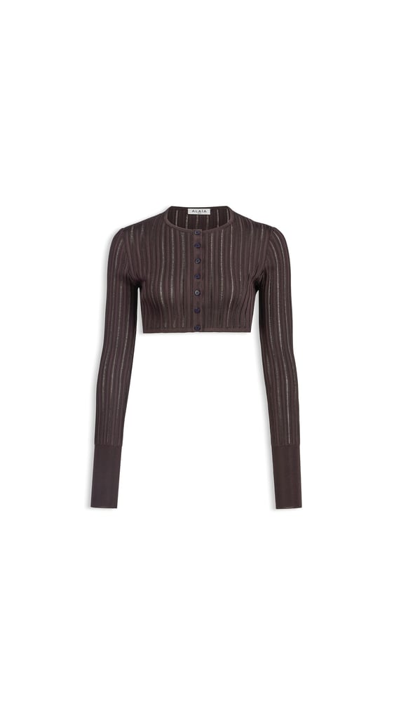 CARDIGAN EN CRINOLINE BRILLANTE
