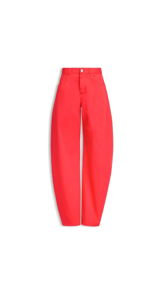 JEAN ROND TAILLE BASSE EN DENIM