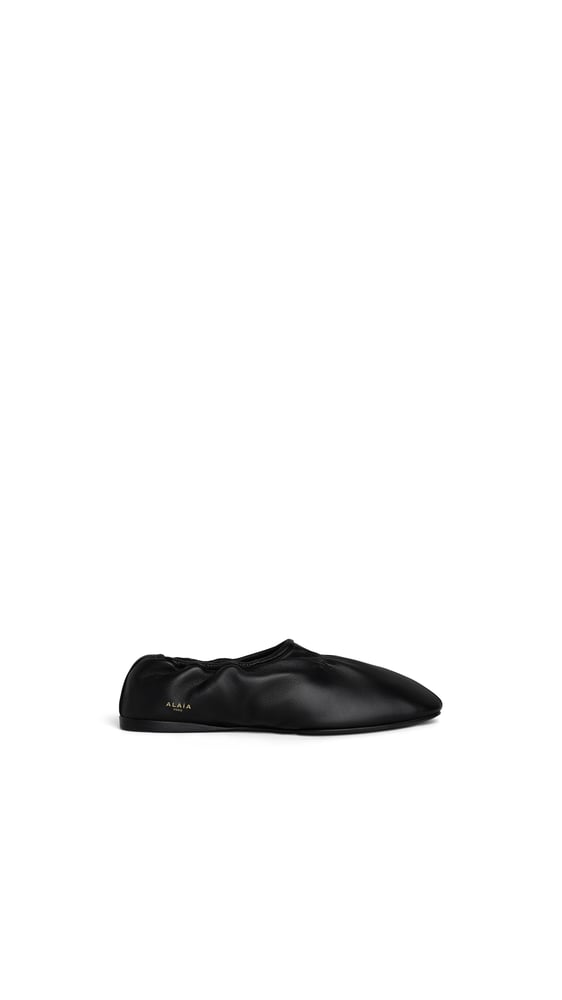 SLIPPERS EN CUIR SOUPLE