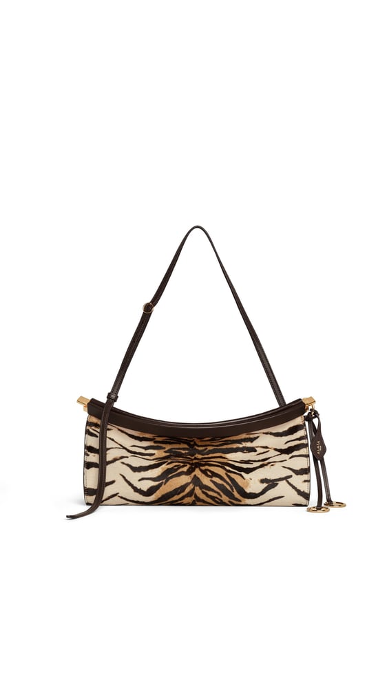 SAC LE CLICK EAST WEST MEDIUM EN CUIR EFFET PONY