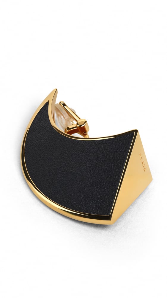 BOUCLES D'OREILLES EDGE EN CUIR