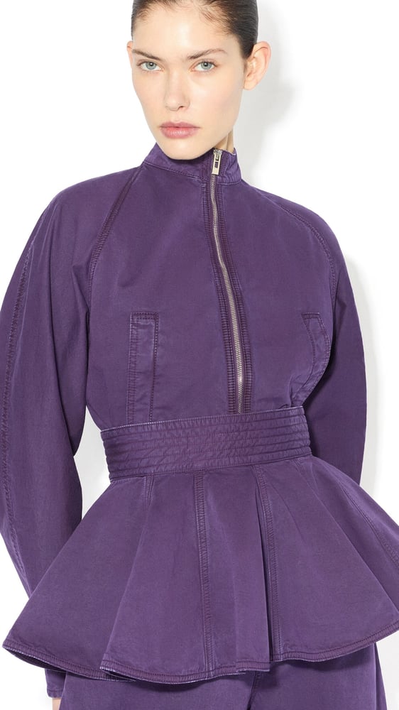 VESTE RONDE EN DENIM