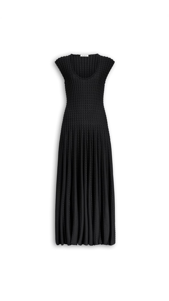 ROBE ÉVASÉE PLISSÉE
