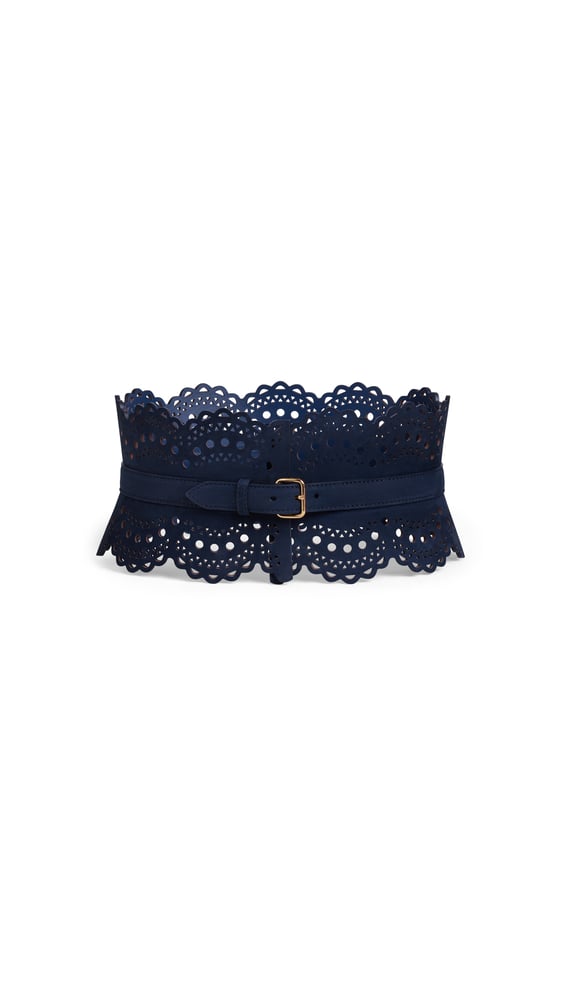 CEINTURE BUSTIER EN NUBUCK VIENNE PERFORÉ