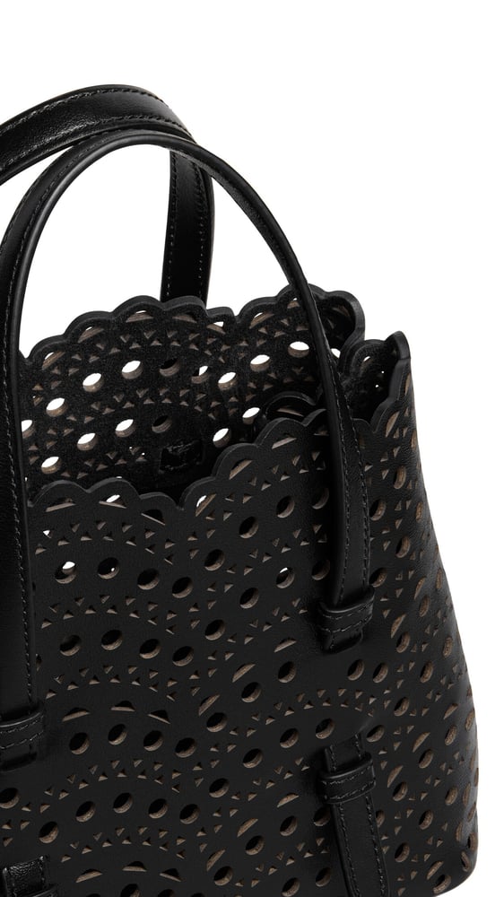 SAC MINA 20 EN CUIR VIENNE PERFORÉ