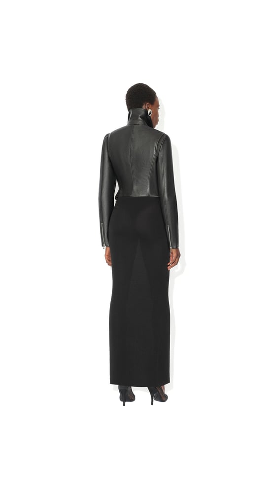 VESTE BIKER EN CUIR
